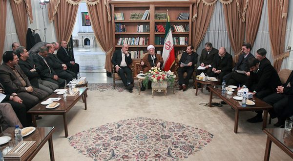 دیدار جمعیت حقوقدانان ایرانی مدافع حقوق بشر با هاشمی رفسنجانی
